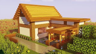 Minecraft Basit Ev Yapımı  Minecraft Ahşap Ev Yapımı  Minecraft Ev Yapımı 38 [upl. by Enyedy]