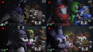 FNaF 1 but every Mod the Stage is changed FNaF 1 Mods [upl. by Philine]