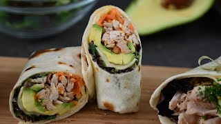 Homemade Tortilla Wraps  For breakfast lunch and dinner [upl. by Neelik140]