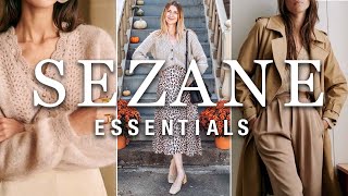 Sezane Haul  Classic French Style Essentials [upl. by Theis]