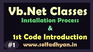 VBnet Tutorial  Installation and 1st Program Code  VB Tutorial in Hindi [upl. by Roxie181]