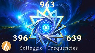 396 Hz  639 Hz  936 Hz Solfeggio Frequencies ⭐ Spiritual Awakening [upl. by Annaehr956]