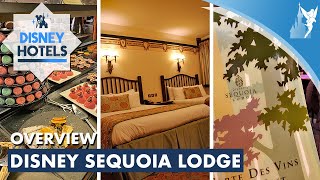 🛎 Complete overview of Disney Hotel Sequoia Lodge at Disneyland Paris 2022 [upl. by Eelhsa]