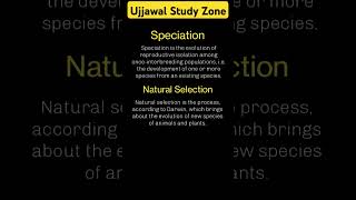 Speciation amp Natural selection shorts [upl. by Nohshan804]