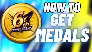 BEST WAYS To Get 6th ANNIVERSARY MEDALS In Dragon Ball Legends [upl. by Kentigera]