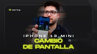 CAMBIO DE PANTALLA  IPHONE 13 MINI  PASO A PASO  SIN MENSAJE DE ALERTA [upl. by Itnahsa876]