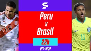 PERU X BRASIL  PRÉJOGO AO VIVO COM IMAGENS  ELIMINATÓRIAS DA COPA 2026  sportv [upl. by Ttcos]