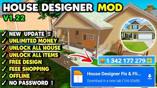 House Designer Fix amp Flip Mod Apk v122  Unlimited Money amp Unlock All [upl. by Nilyram]