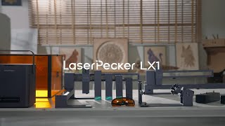 LaserPecker LX1  The Worlds Best Portable amp Foldable Laser Engraver and Cutter [upl. by Nrobyalc]