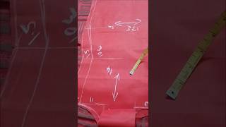 Simple lining chudidar marking and cutting ✂️ for beginners Mk ladies Tailoring 🪡🪡🪡🪡shorts🪡🪡🪡 [upl. by Sebastien]