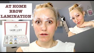 HOW TO DO DIY BROW LAMINATION AT HOME [upl. by Stutsman]