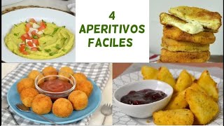 4 Aperitivos fáciles para UN VERANO PERFECTO  Recetas para verano [upl. by Aimahc]