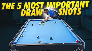 The Most Important Draw Shots in Pool  Pool Lessons [upl. by Winterbottom]