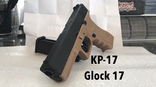 KJW KP17 Glock 17 Review Tan edition [upl. by Dlorrej449]