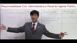 Responsabilidade Civil Administrativa e Penal do Servidor Aula 148 Tanaka D Administrativo [upl. by Arianna109]