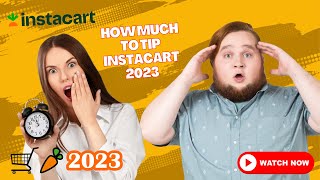 how much to tip instacart 2023 [upl. by Tound]