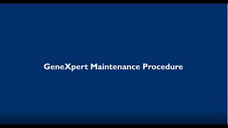 GeneXpert machine maintenance English [upl. by Lallage]