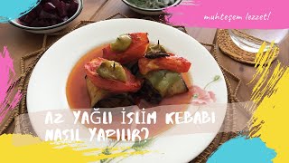 evde  Az Yağlı İslim Kebabı Tarifi  Kürdan Kebabı [upl. by Enneicul]