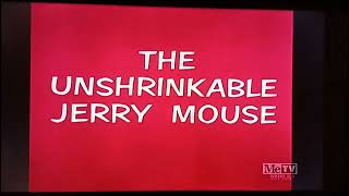 Unshrinkable Jerry Mouse 1964 Opening On Metv [upl. by Odnalo]