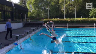 Freibad am Krandel in Wildeshausen eröffnet [upl. by Nosiaj]