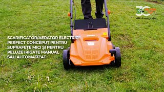 Scarificatoraerator gazon electric RURIS RXE888 [upl. by Ahar]