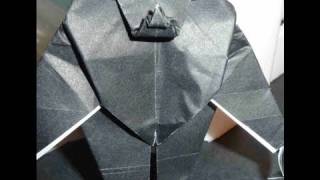 How to make Easy Strong Gorilla Origami Gorila 大猩猩 Goryl Bakulaw Горилла [upl. by Fisch]