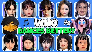 Who Dances Better Wednesday Dance Edition 3 🖤💃 Salish Matter Diana Like Nastya Skibidi [upl. by Dewhurst]