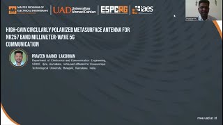 High Gain Circularly Polarized Metasurface Antenna for NR257 Band MillimeterWave 5G Communication [upl. by Adelaide950]