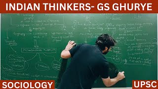 Lec 02 Indian Thinkers  GS Ghurye Methodology and Perspectives sociology gsghurye upsc net [upl. by Maryjane921]