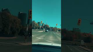 Lakeshore Blvd Toronto driving travel toronto summer beautifulday canada torontodowntown [upl. by Elleryt]