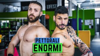 PETTORALI ENORMI IN 10 MINUTI  ALLENAMENTO A CORPO LIBERO [upl. by Licha]