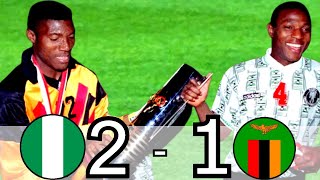 Nigeria vs Zambia AFCON 1994 FinalNigeria vs Zambia AFCON 1994 All GoalsampHighlights [upl. by Geesey]