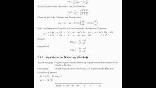 262 Logarithmische Skalierung Dezibel [upl. by Ycrad486]