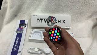 DT Watch X smartwatch overview price 2499 order📲 7779097812 or visit hkonlinemartcom [upl. by Georgette990]