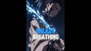 Galaxy Breathing In DEMON SLAYER 🤯  anime shorts demonslayer [upl. by Theis]