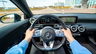 Mercedes A200 Sedan AMG Line  4K POV Review by Damn Fast [upl. by Gilroy]