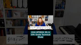 2024 MTSBOA 9th amp 10th Grade Technical Etude  clarinet mtsboa audition shorts [upl. by Analaj218]