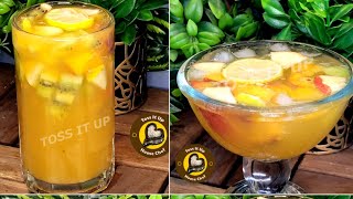 Spanish Virgin Fruit Sangria Mocktail Non Alcoholicsangrianonalcoholicspainishfruitdrinkmocktail [upl. by Nerti]