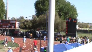 Devon Allen Sr Brophy Prep 2013 AZ Div 1Track Championship 100m Dash 1058 5112013 [upl. by Kartis132]