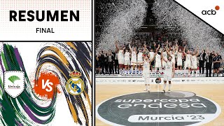 Unicaja  Real Madrid 8188 RESUMEN  Supercopa Endesa Murcia 2023 [upl. by Anica]