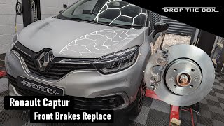 Renault Captur  Front Brakes Replace [upl. by Wilser]