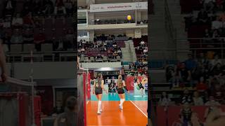 Brankica Mihajlovic smaçla sayıyı alıyor 🔥 volleyball shorts [upl. by Bodwell400]