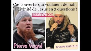 RÉFUTATION ces musulmans qui voulaient démonter la divinité de Jésus en 3 questions [upl. by Roxine]