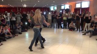 Bachata Madrid Style with Sara and Inaki at PBF 2013 [upl. by Huff764]