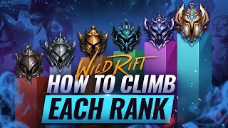 How to RANK UP  Climb out of ANY ELO in Wild Rift LoL Mobile [upl. by Kavanaugh]