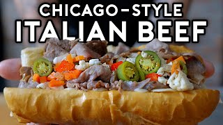 ChicagoStyle Italian Beef from The Bear  Binging with Babish [upl. by Sarnoff913]