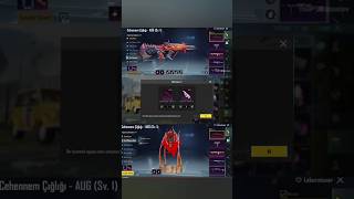 YÜKSELTİLEBİLİR AUG PUBGMOBILE TIKTOK SHORTS [upl. by Needan]