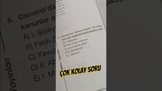 KPSS TARİH DENEME SORU ÇÖZÜMLERİ önlisans kpss ortaöğretim [upl. by Rigdon696]