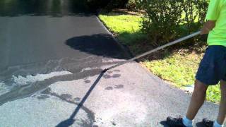 Asphalt Driveway Sealcoating Mikes Asphalt and Sealcoating [upl. by Beitz229]