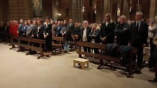 Himno de la Comunidad Valenciana en la Misa por las víctimas de la DANA en la Catedral de Pamplona [upl. by Pheni8]